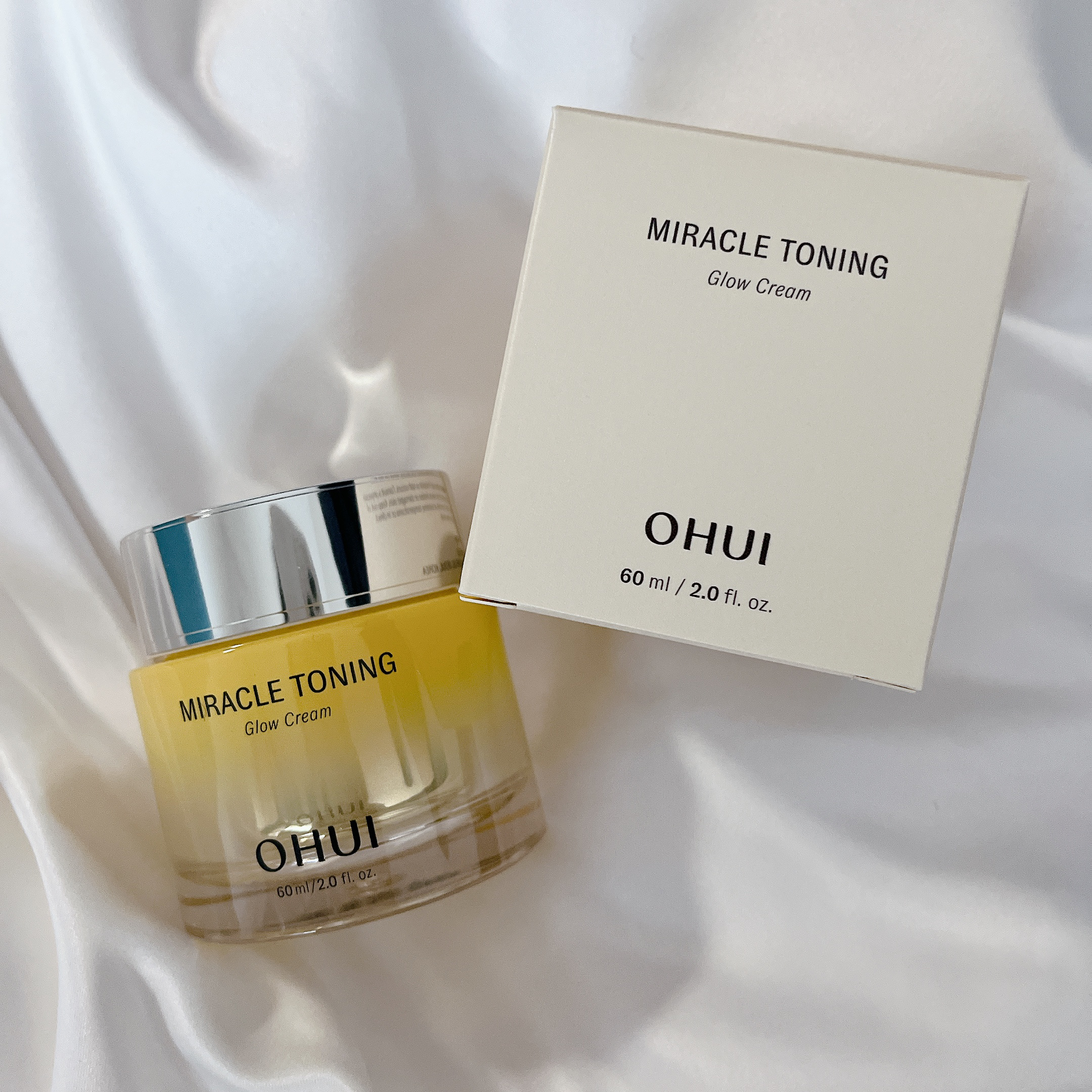 ミラクルトーニンググロークリーム/OHUI/フェイスクリームを使ったクチコミ（1枚目）