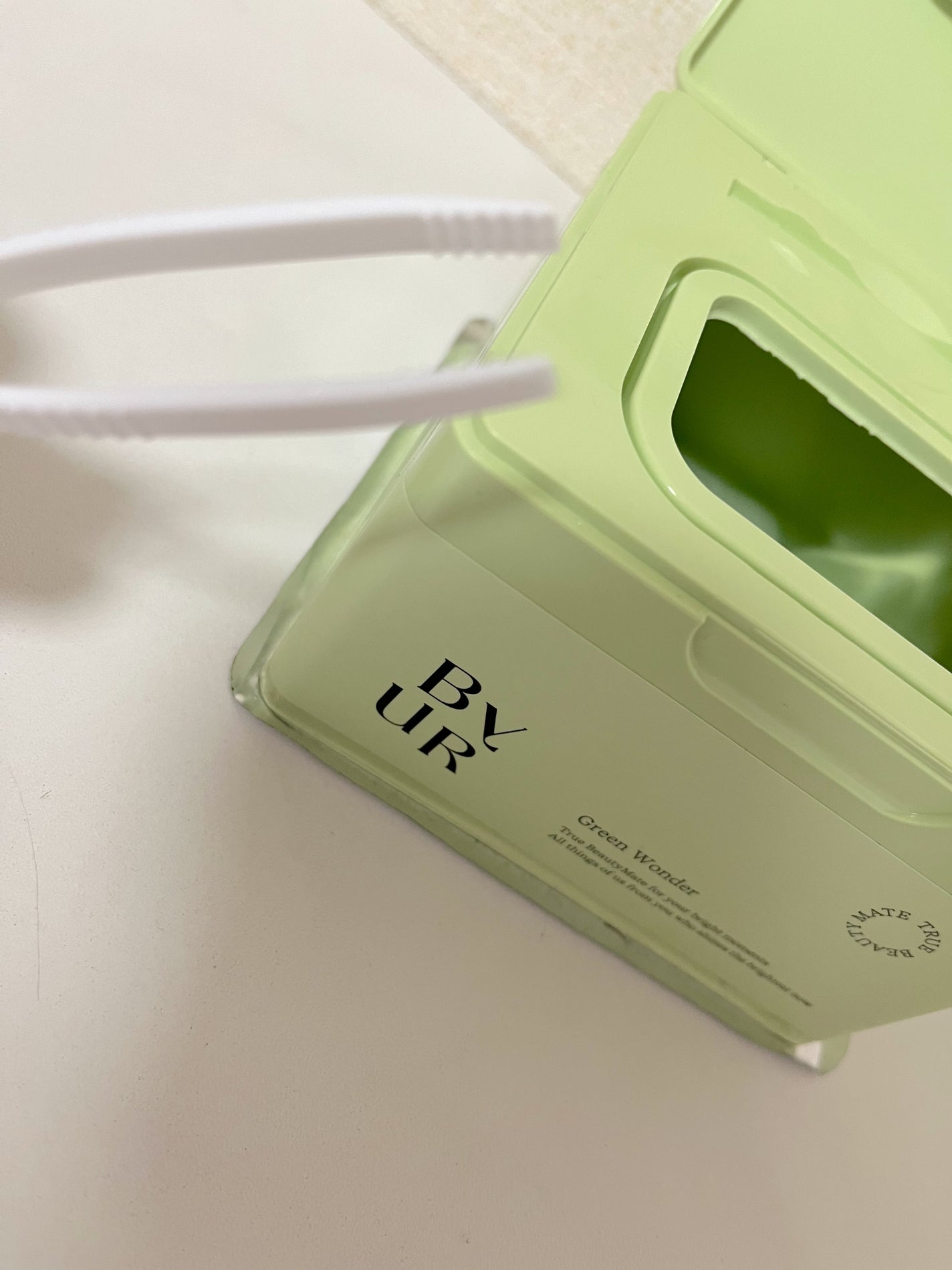 バイユア スージンググリーン デイリーアクアセラムマスク/ByUR/シートマスク・パックを使ったクチコミ(4枚目)