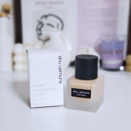 (旧)アンリミテッド ラスティング フルイド/shu uemura/リキッドファンデーションを使ったクチコミ(1枚目)