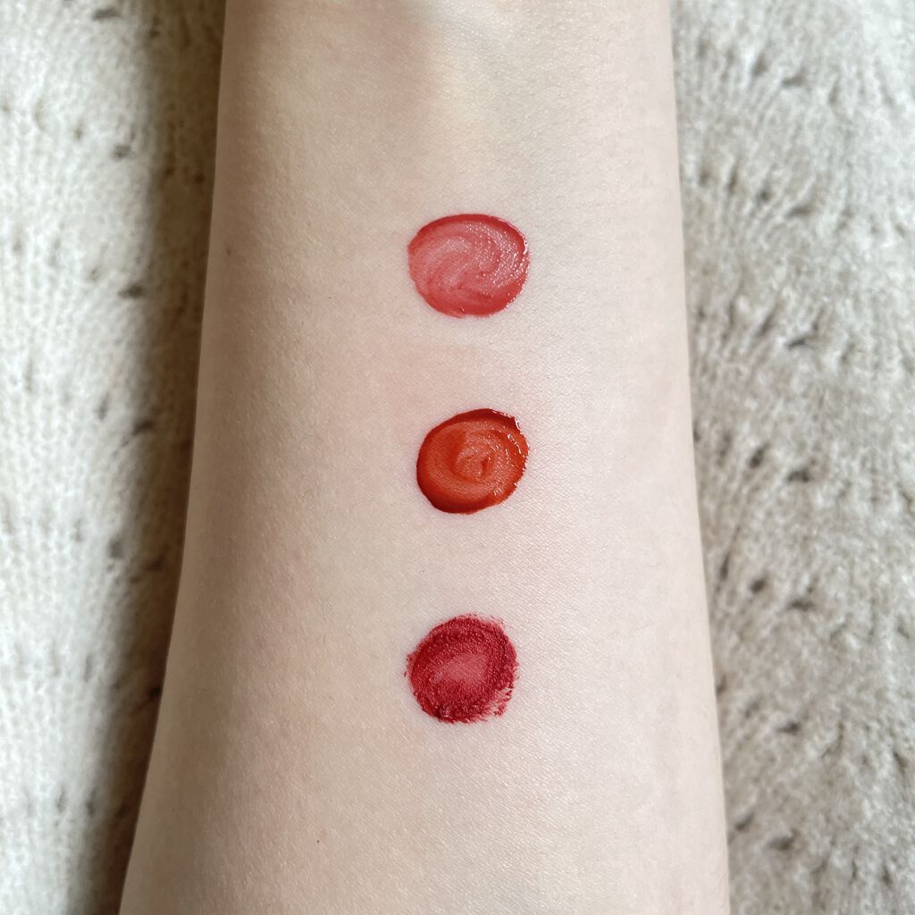 ベストティントエディション ミニリップキット 01 ウォームトーン/rom&nd/リップティントを使ったクチコミ（2枚目）