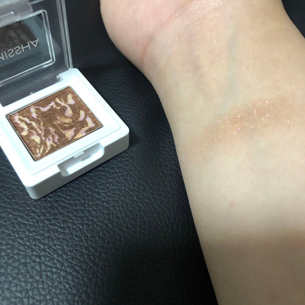 グリッタープリズム シャドウ マーブル/MISSHA/単色アイシャドウを使ったクチコミ(3枚目)