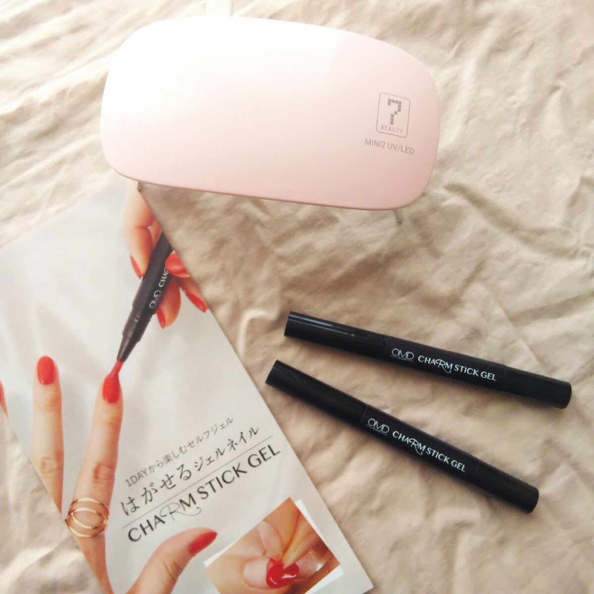 チャームスティックジェル #32 ピスタチオ/OMD/オールインワンネイルを使ったクチコミ（2枚目）