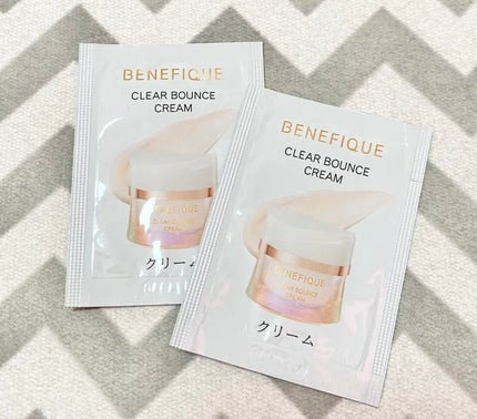 クリアバウンスクリーム /BENEFIQUE/フェイスクリームを使ったクチコミ(1枚目)