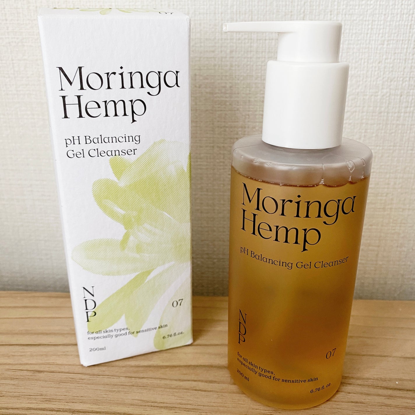 モリンガヘンプpHバランシングジェルクレンザー/NATURAL DERMA PROJECT/クレンジングジェルを使ったクチコミ(1枚目)