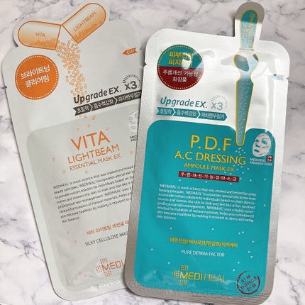 ビタライトビームエッセンシャルマスクEX/MEDIHEAL/シートマスク・パックを使ったクチコミ(3枚目)