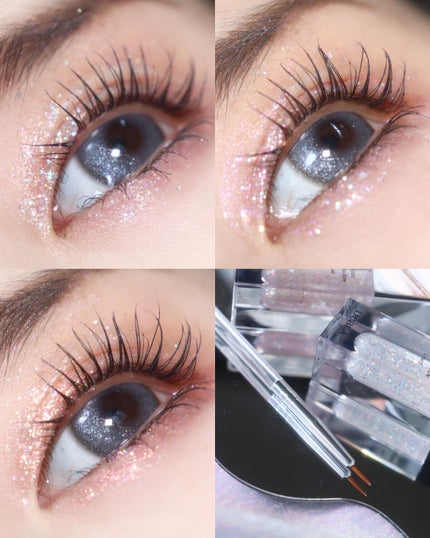 グリッターアイシャドウ/Dear.A/グリッターを使ったクチコミ(5枚目)