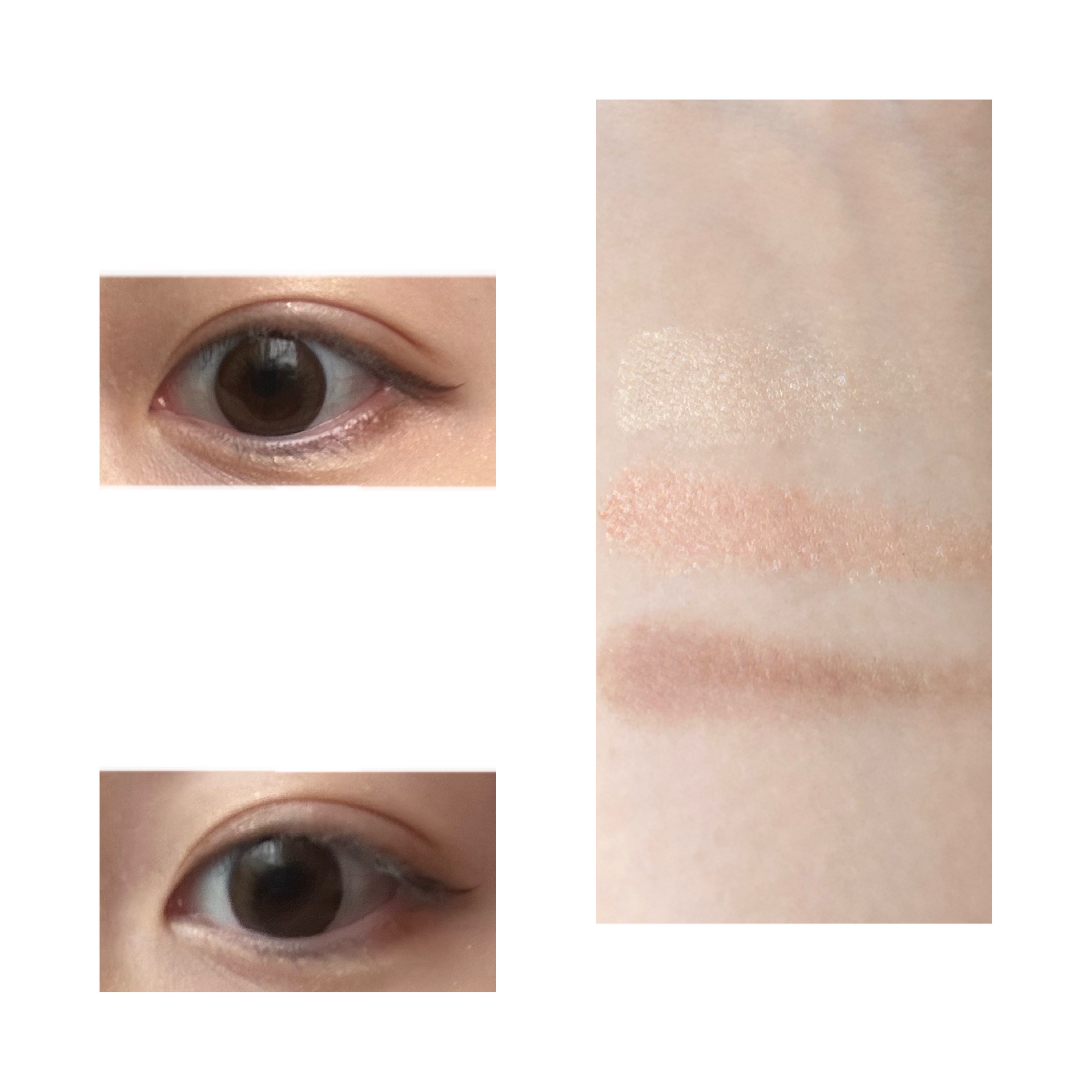 トーンアップアイシャドウ/CEZANNE/アイシャドウパレットを使ったクチコミ（2枚目）