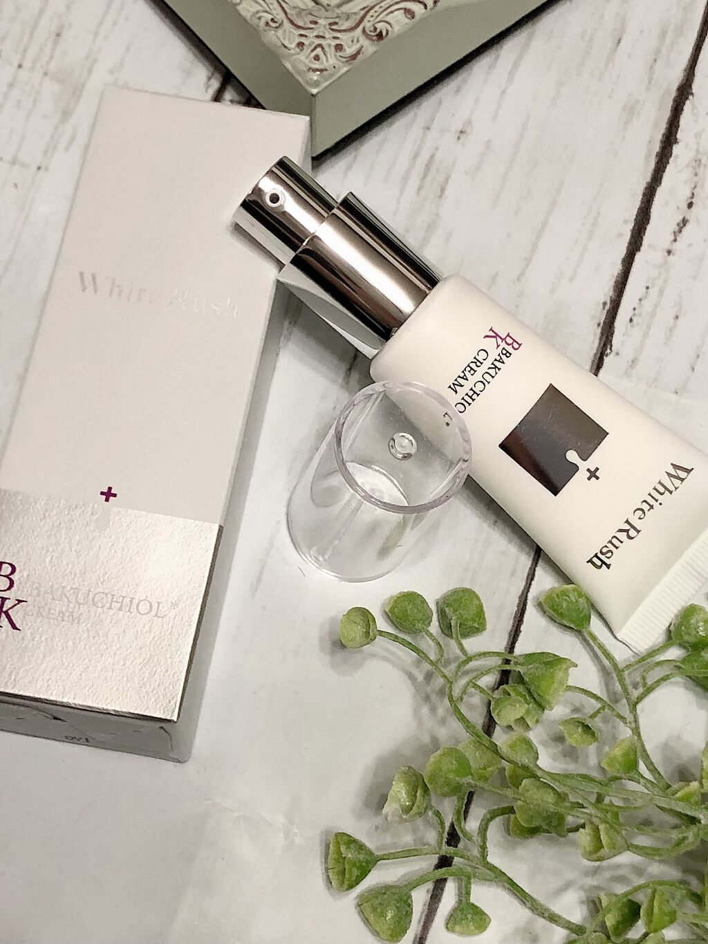 バクシア モイスチャーアップクリーム/White Rush/フェイスクリームを使ったクチコミ(2枚目)