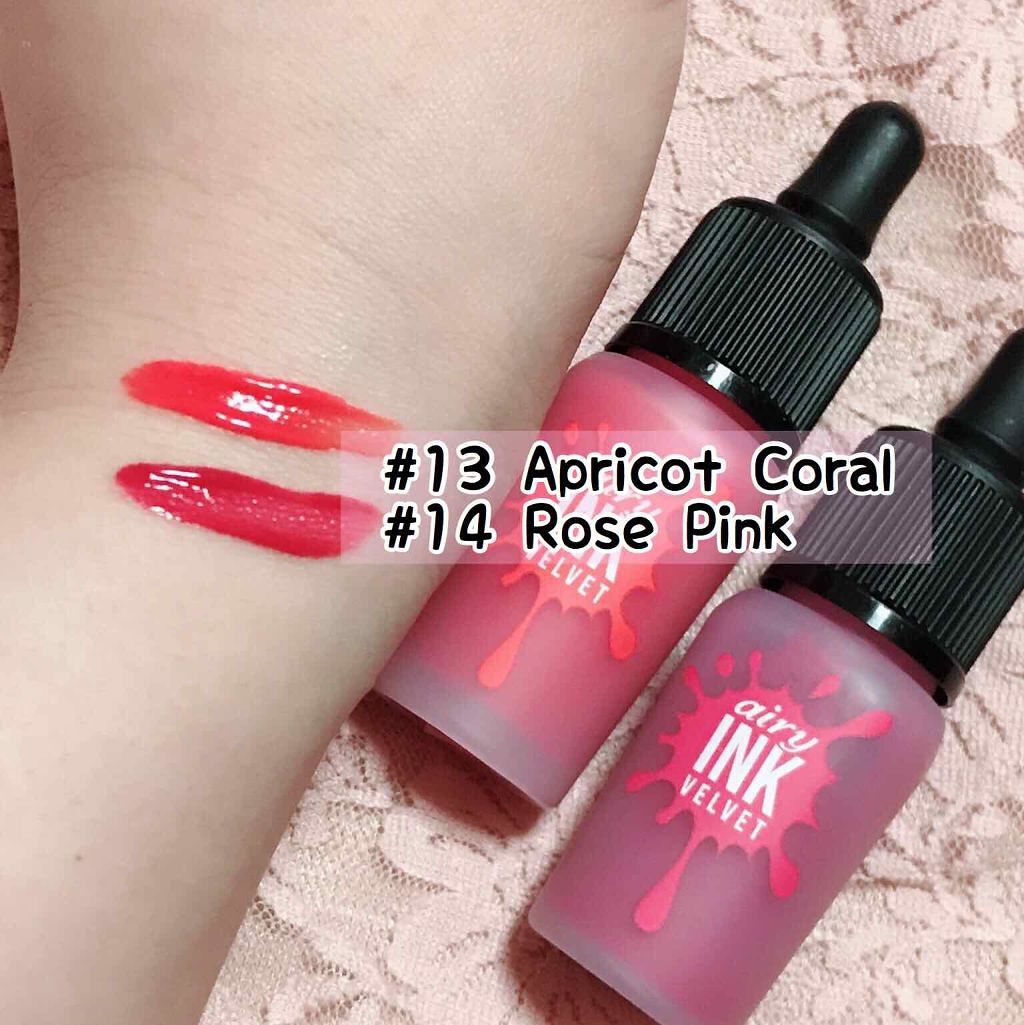 インク エアリー ベルベット/PERIPERA/口紅を使ったクチコミ（2枚目）