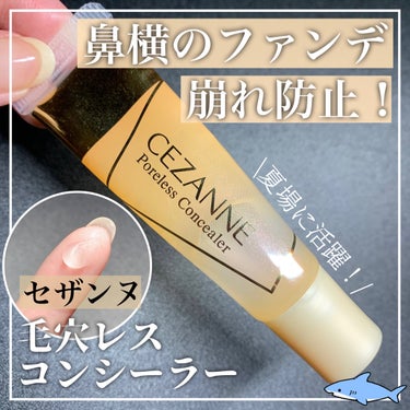 毛穴レスコンシーラー/CEZANNE/クリームコンシーラーを使ったクチコミ（1枚目）