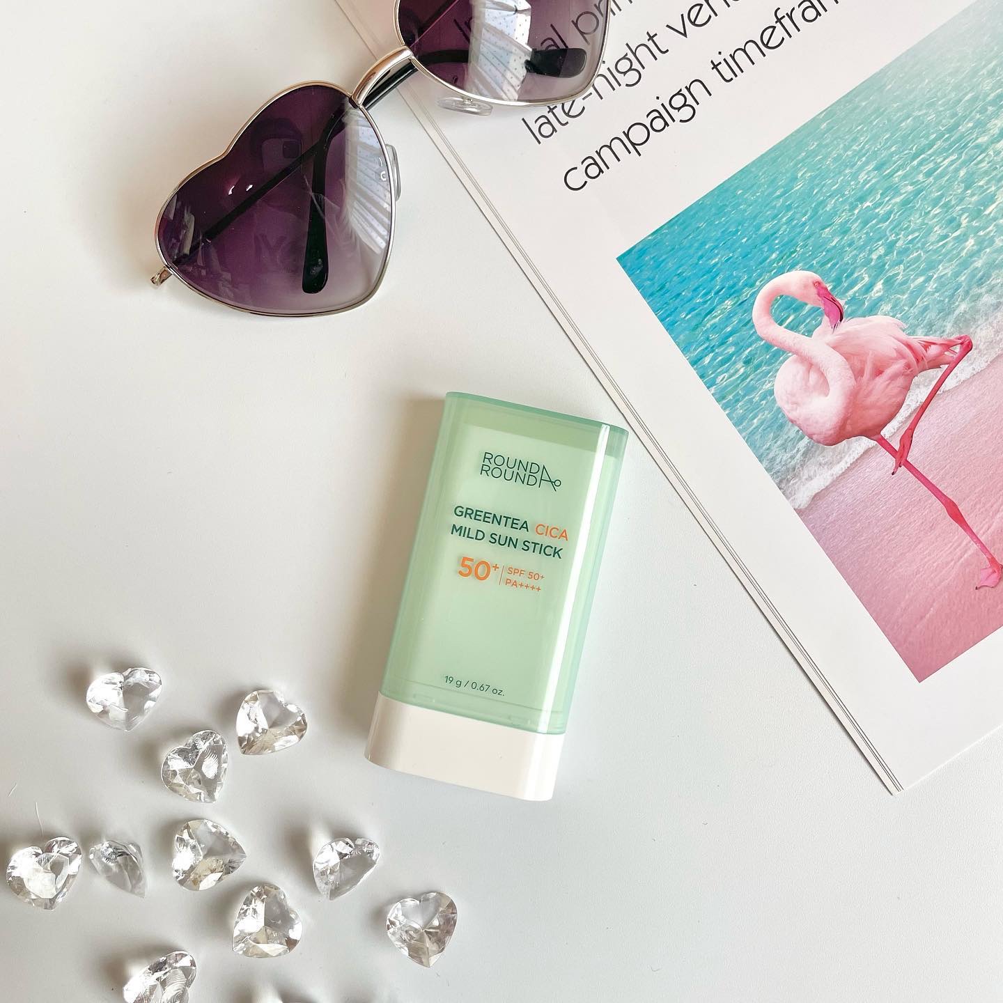 グリーンティー CICA マイルド サンスティック/ラウンドアラウンド/日焼け止めスティックを使ったクチコミ（1枚目）