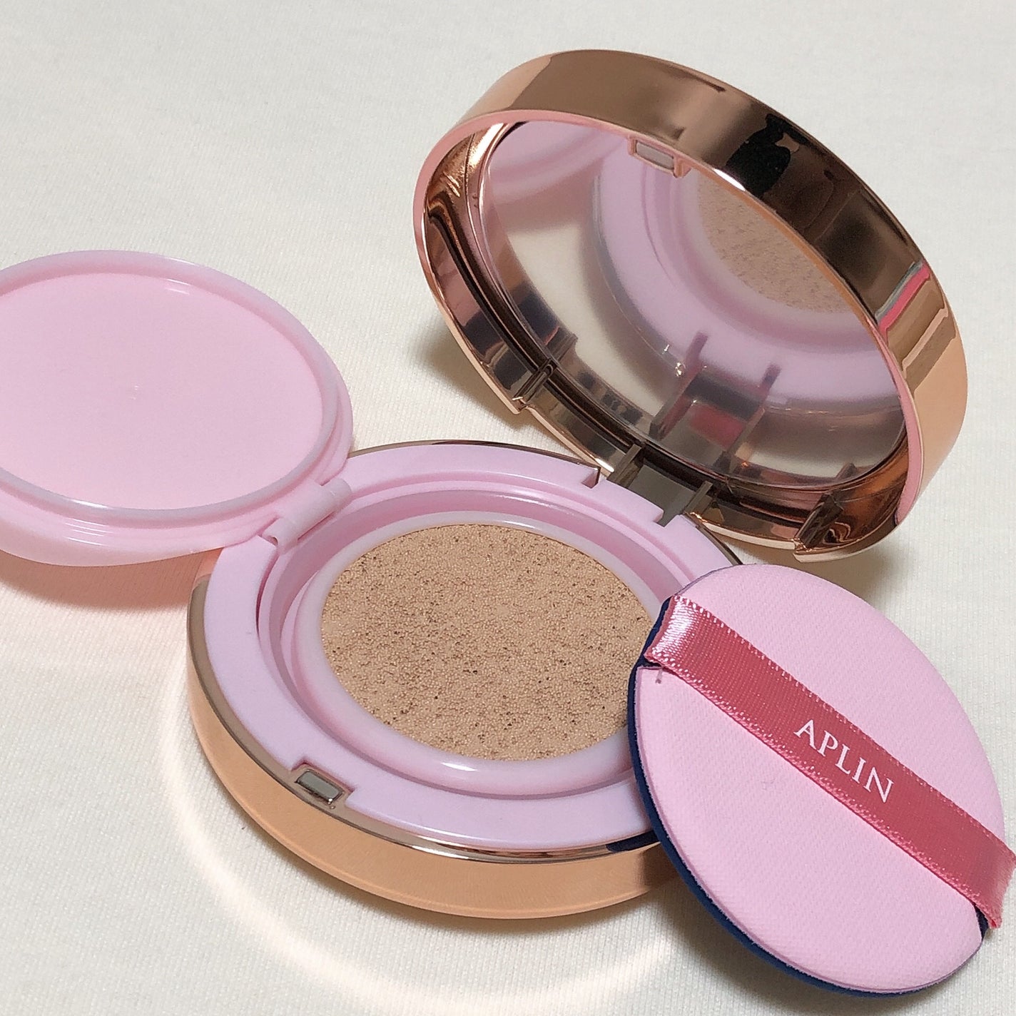 ピンクティーツリーカバーアップグロウクッション/APLIN/クッションファンデーションを使ったクチコミ(3枚目)