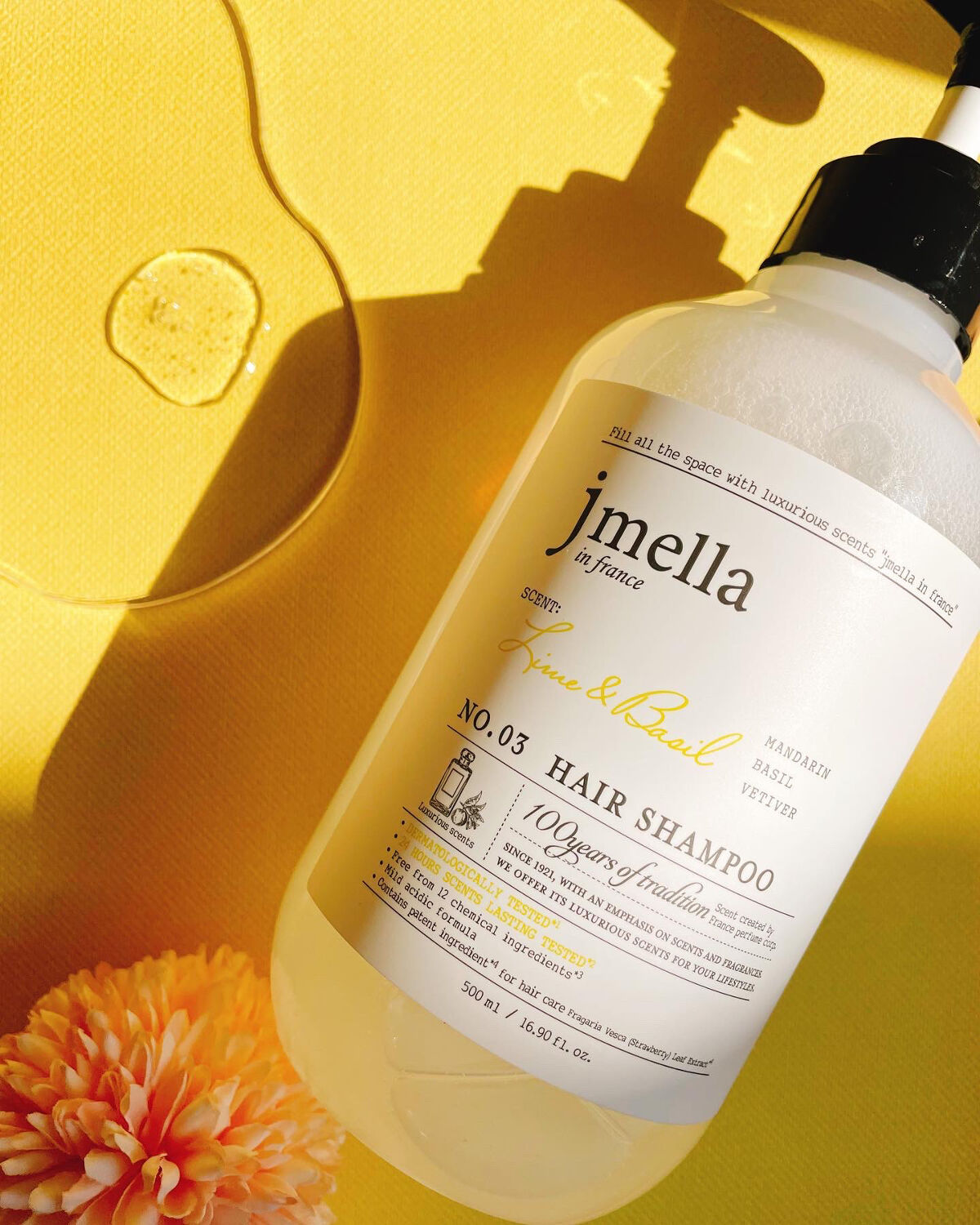 インフランスヘアシャンプー ライム＆バジル／トリートメント ライム＆バジル/jmella/市販シャンプーを使ったクチコミ（2枚目）