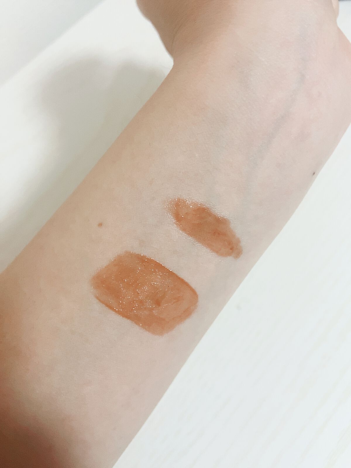 ウォーターリフレクティングリップティント R01 一目惚れアマレットジンジャー/INTO U/リップティントを使ったクチコミ（2枚目）