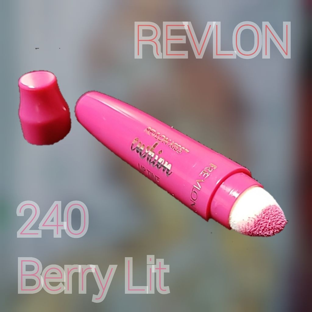 キス クッション リップ ティント 240 ベリー リット/REVLON/リップティントを使ったクチコミ（1枚目）