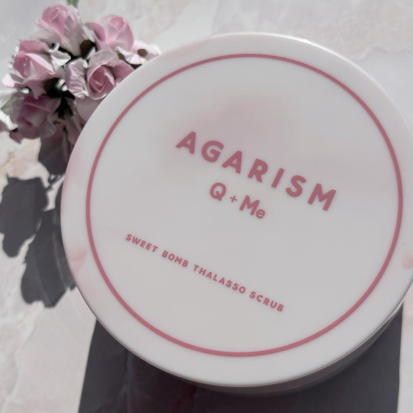 キューミースウィートボムタラソスクラブ ピオニーブーケの香り/AGARISM/ボディスクラブを使ったクチコミ(1枚目)