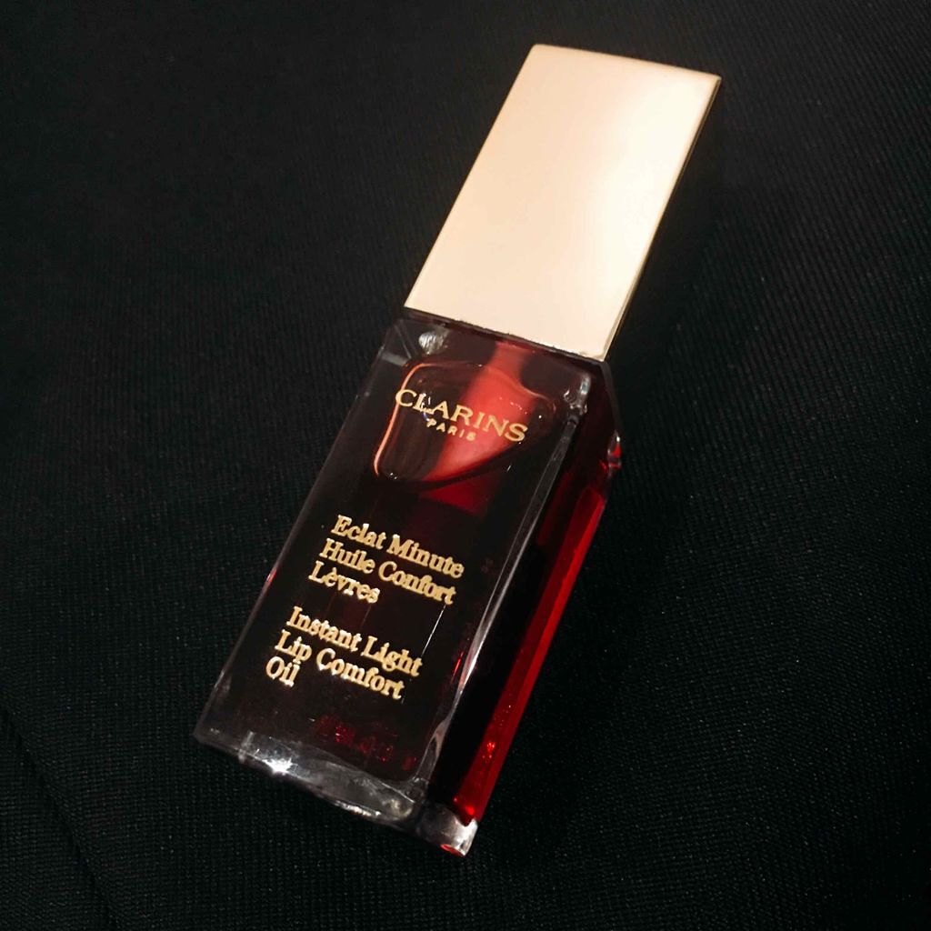 コンフォート リップオイル  03 red berry/CLARINS/リップグロスを使ったクチコミ（1枚目）