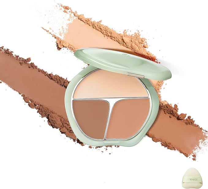 TIMAGE  3色チークパレット 05 ブラウン系