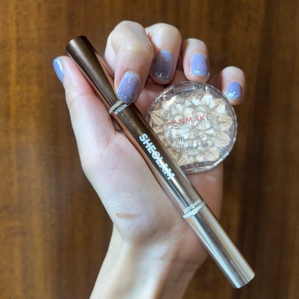 ファインライン 2-in-1 鼻輪郭 & ハイライト ペン/SHEGLAM/スティックハイライトを使ったクチコミ(1枚目)