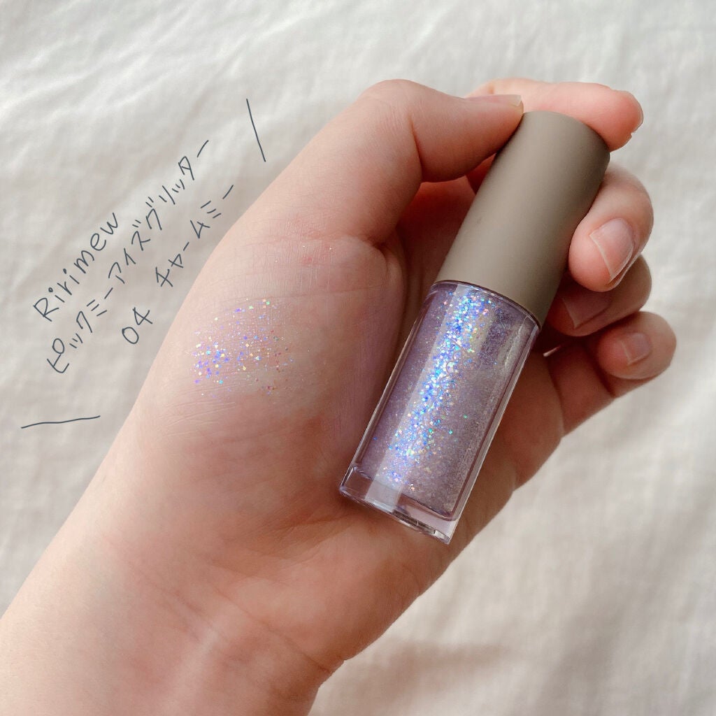 リキッド グリッター シャドウ/rom&nd/グリッターを使ったクチコミ(5枚目)