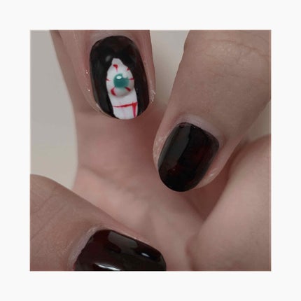 SPINNS ネイルカラー シーグリーン/DAISO/マニキュアの画像