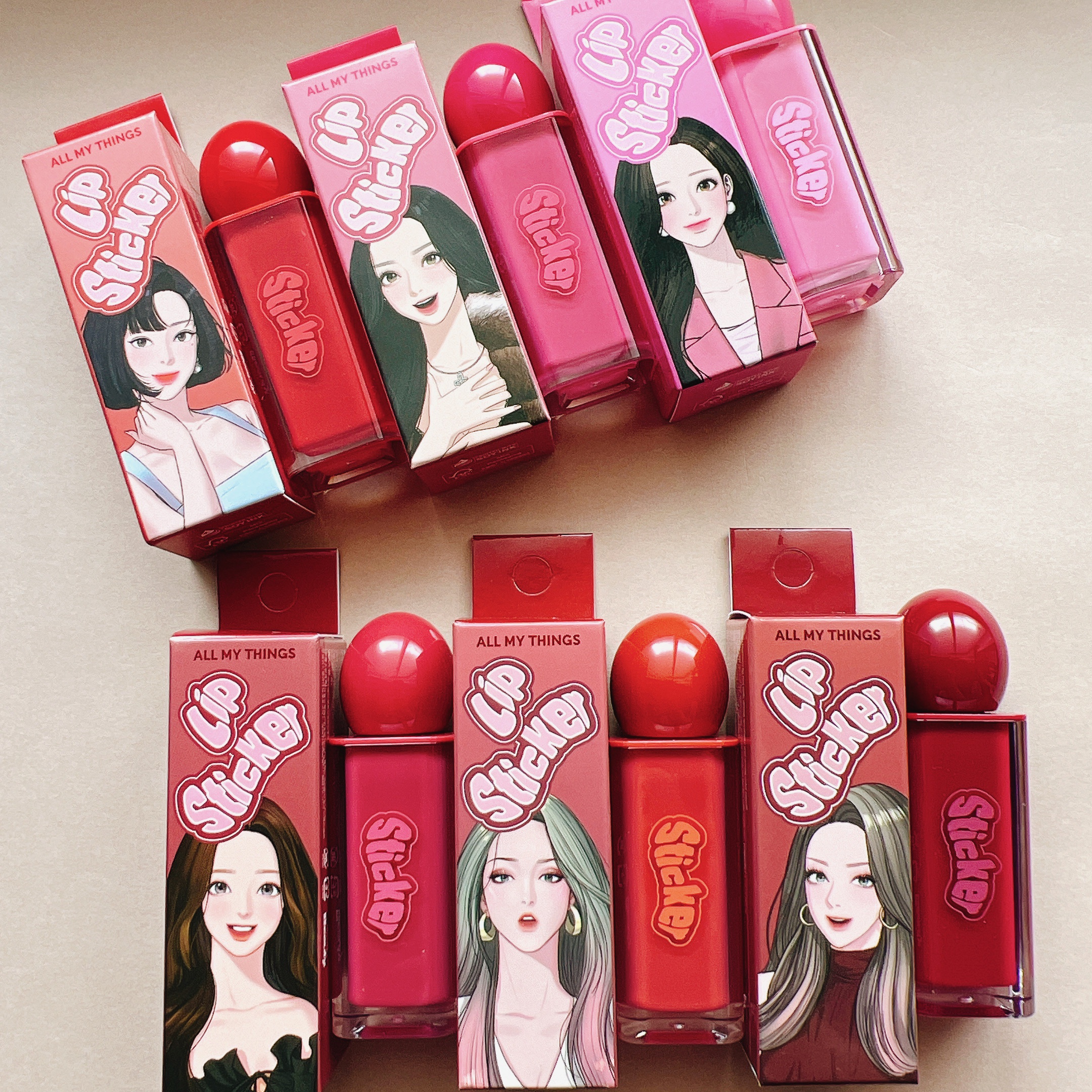 オールマイシングス リップスティッカーティント 【旧】06 ブリックオレンジ(BRICK ORANGE)/all my things/リップティントを使ったクチコミ（2枚目）