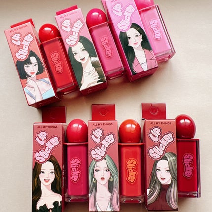 オールマイシングス リップスティッカーティント 【旧】03 ゴシップ(GOSSIP)/all my things/リップティントを使ったクチコミ(2枚目)