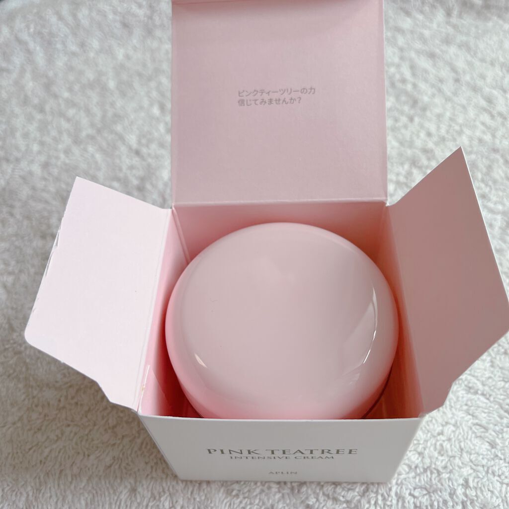 ピンクティーツリークリーム/APLIN/フェイスクリームを使ったクチコミ（3枚目）