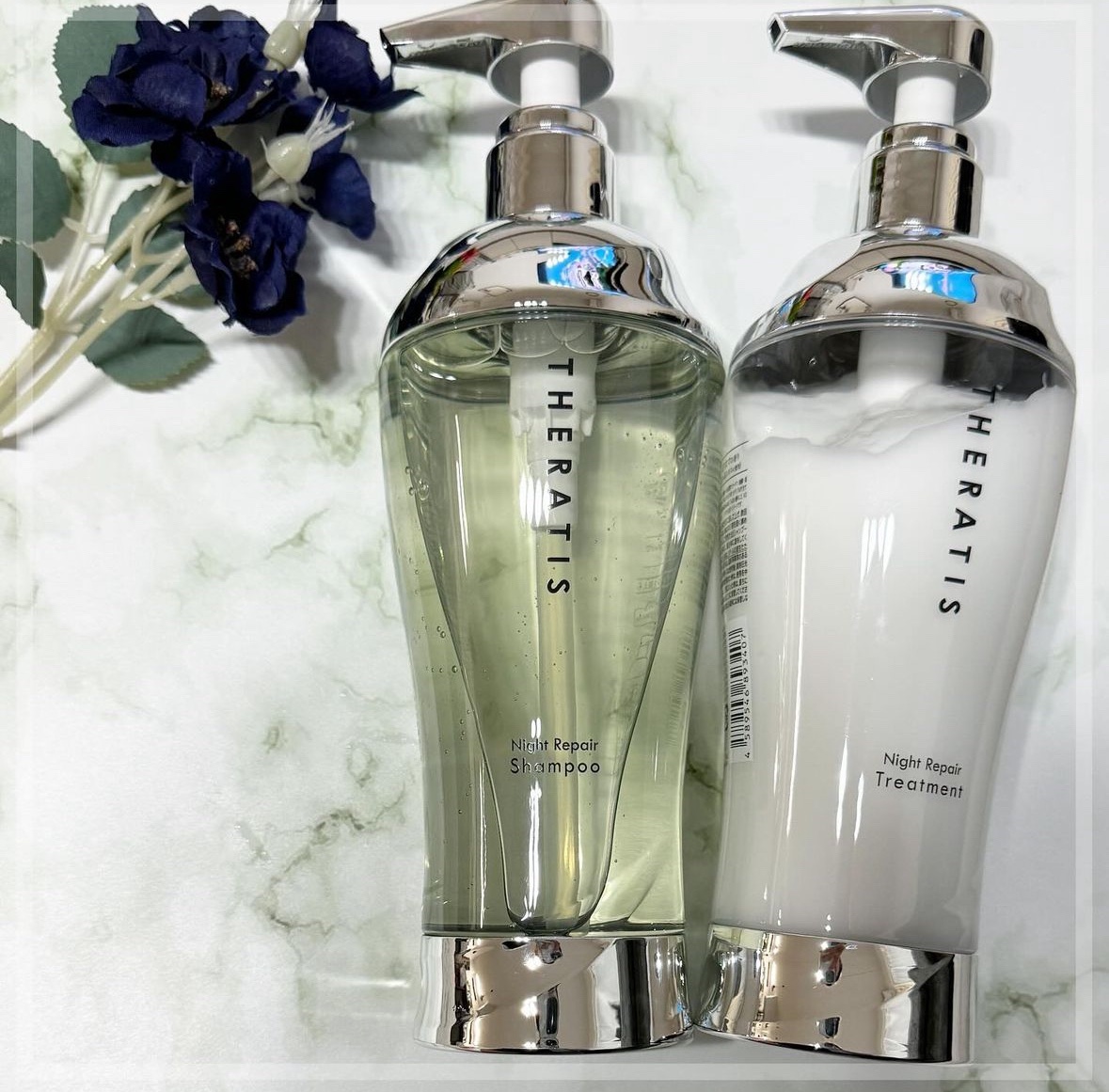 THERATIS by mixim ナイトリペア シャンプー&トリートメント/THERATIS/市販シャンプーを使ったクチコミ（1枚目）