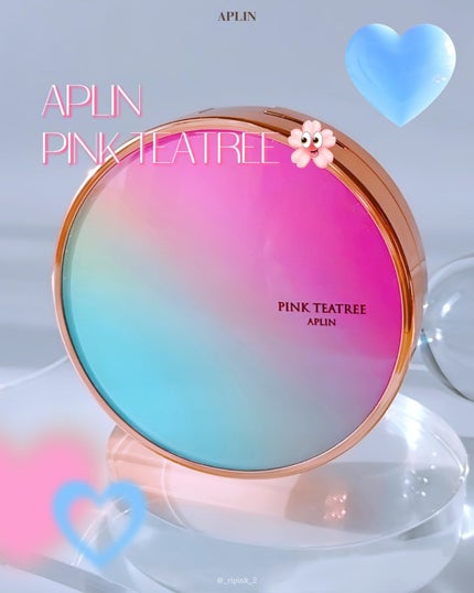 ピンクティーツリーカバークッション/APLIN/クッションファンデーションを使ったクチコミ(1枚目)