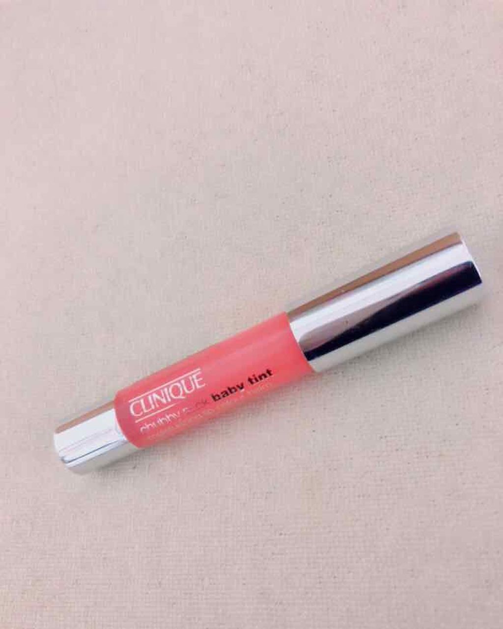 チャビー スティック ティント モイスチャライジング リップ カラー バーム ポッピン ポピー/CLINIQUE/リップティントを使ったクチコミ（1枚目）