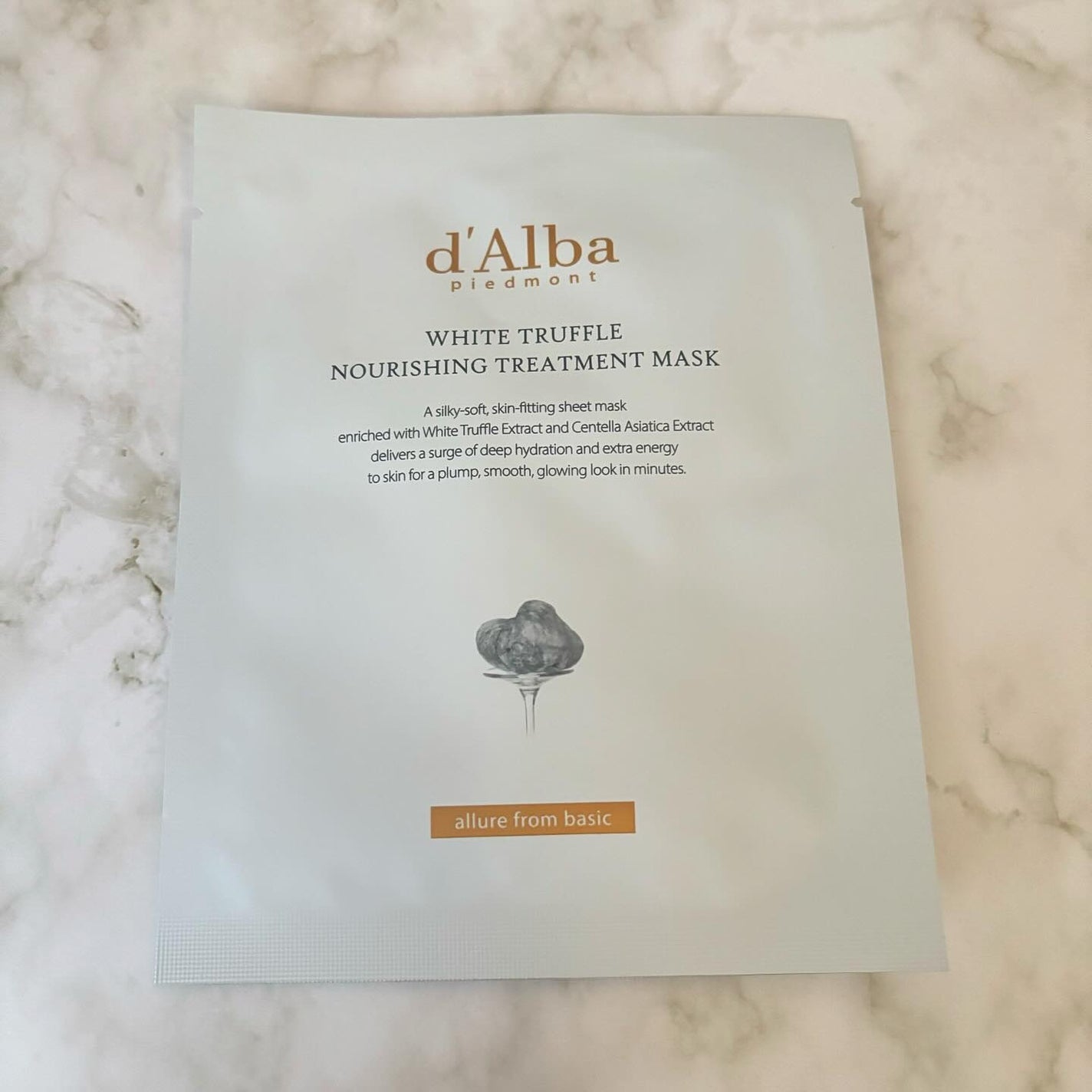 ホワイトトリュフナリシングトリートメントマスク/ダルバ/シートマスク・パックを使ったクチコミ(2枚目)
