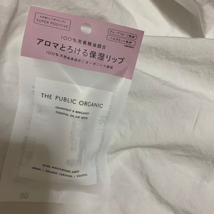 オーガニック認証 精油カラーリップスティック/THE PUBLIC ORGANIC/口紅を使ったクチコミ(1枚目)