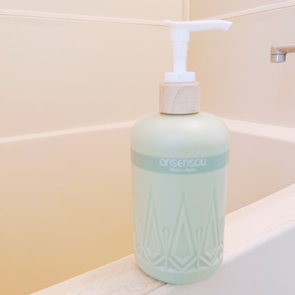 ONSENSOU 温泉藻配合ボディクレンザーのクチコミ「使用してみて‼️

まず…香り𓂃 𓈒𓏸𓈒𓏸( *´ω`* )

家のお風呂場が…
高級スパみた.....」（2枚目）