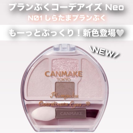プランぷくコーデアイズ/キャンメイク/パウダーアイシャドウを使ったクチコミ(1枚目)