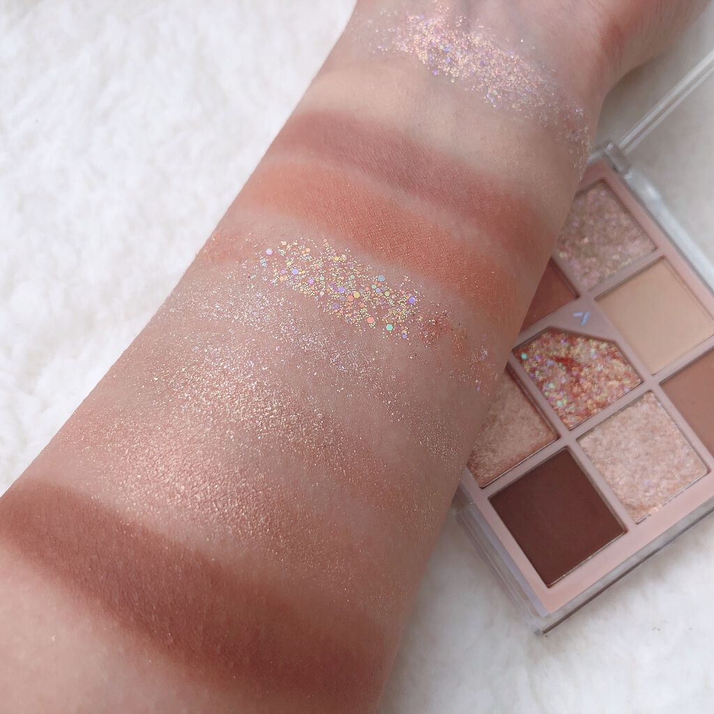 グリッターペディアアイパレット/unleashia/アイシャドウパレットを使ったクチコミ(6枚目)