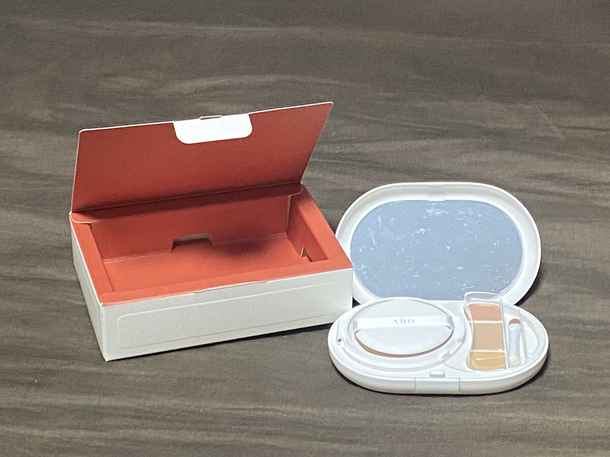 effect like finish foundation kit 22 sand（サンド）/vim BEAUTY/メイクアップキットを使ったクチコミ（1枚目）