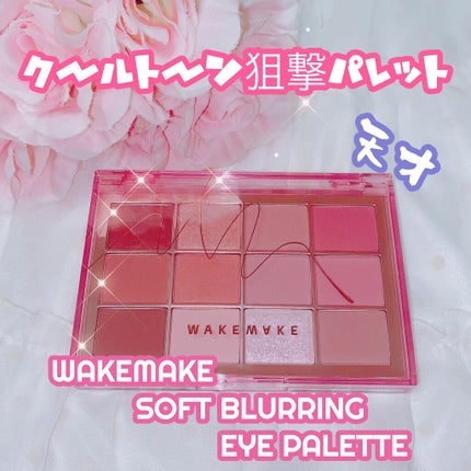 ソフトブラーリングアイパレット/wakemake/アイシャドウパレットを使ったクチコミ(1枚目)
