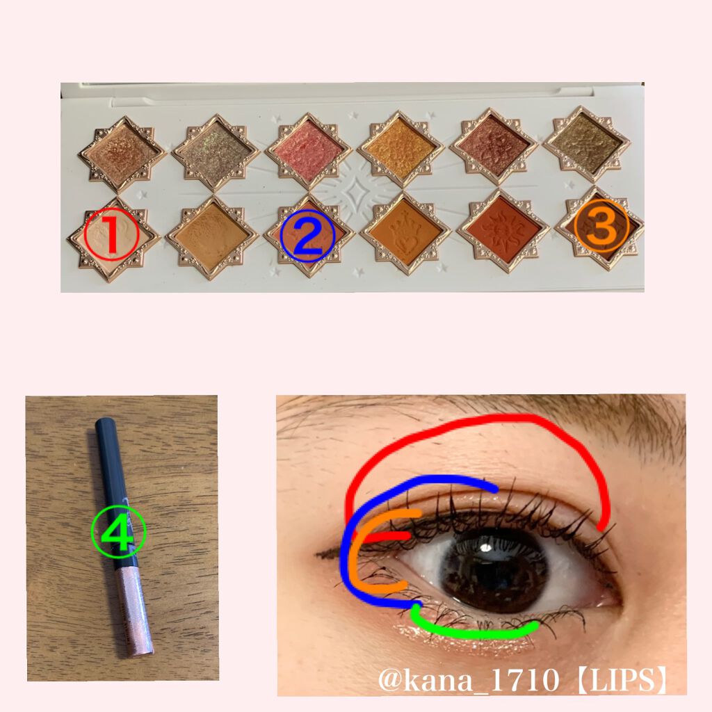 リトルエンジェル12色アイシャドウパレット/FlowerKnows/アイシャドウパレットを使ったクチコミ（2枚目）