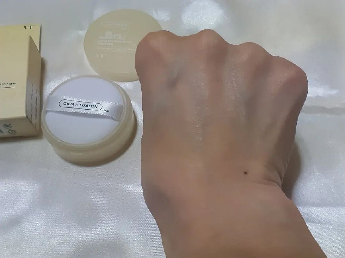 CICA ノーセバムUVパウダー/VT/日焼け止めパウダーを使ったクチコミ（2枚目）