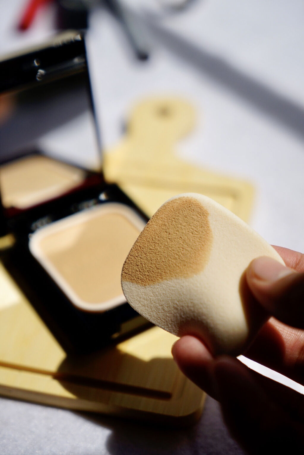 ドラマティックパウダリー EX/マキアージュ/パウダーファンデーションを使ったクチコミ（3枚目）