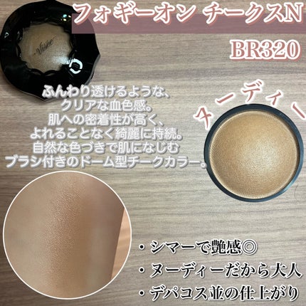 フォギーオンチークス N/Visée/パウダーチークを使ったクチコミ(4枚目)