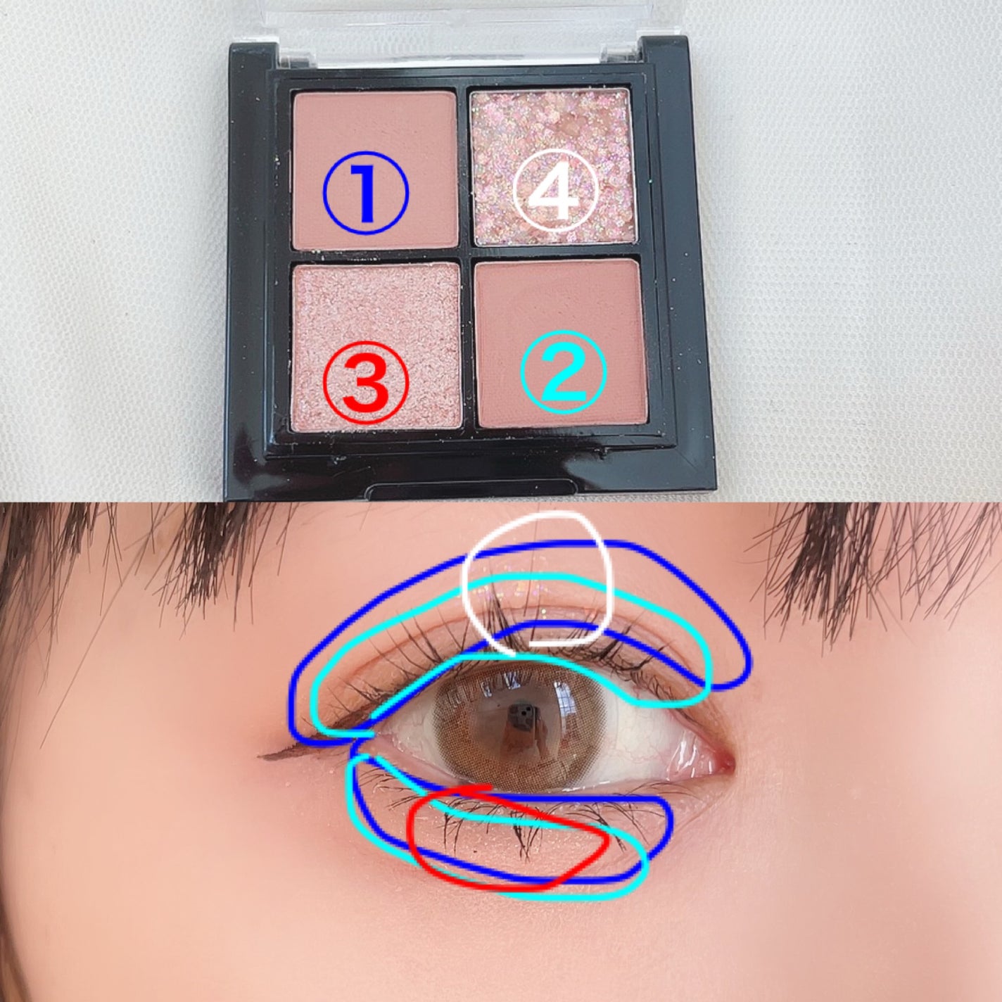 描くふたえアイライナー/CEZANNE/リキッドアイライナーを使ったクチコミ(4枚目)