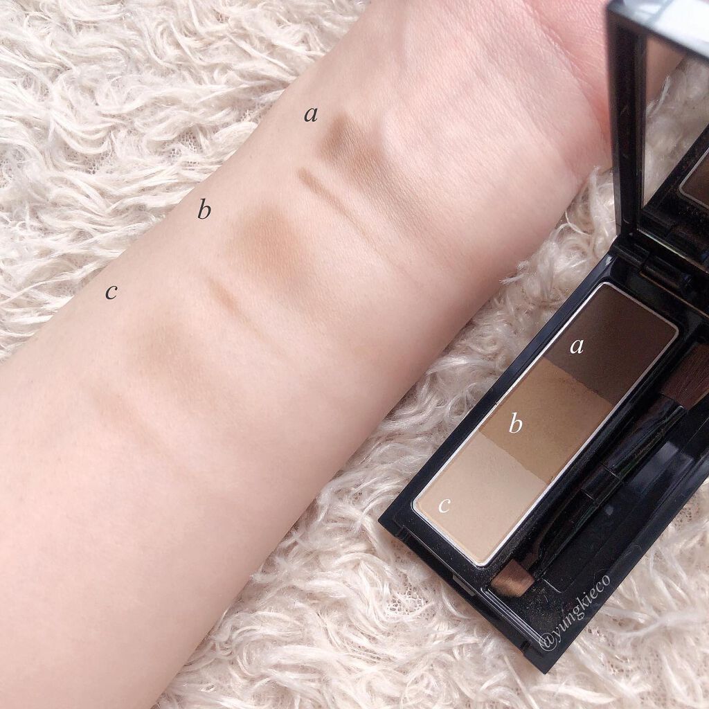 デザイニングアイブロウ3D フィット(Web限定) EX-4 ライトブラウン系/KATE/パウダーアイブロウを使ったクチコミ（2枚目）