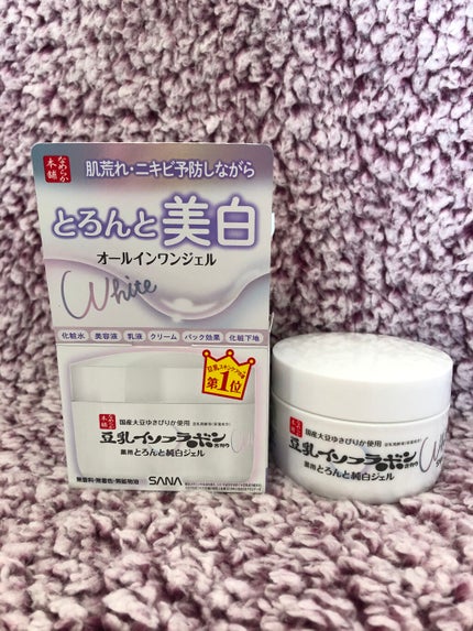 とろんと濃ジェル 薬用美白 N/なめらか本舗/オールインワン化粧品を使ったクチコミ(1枚目)