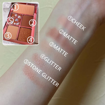 Stonism Shadow Palette/4OIN /アイシャドウパレットを使ったクチコミ(2枚目)