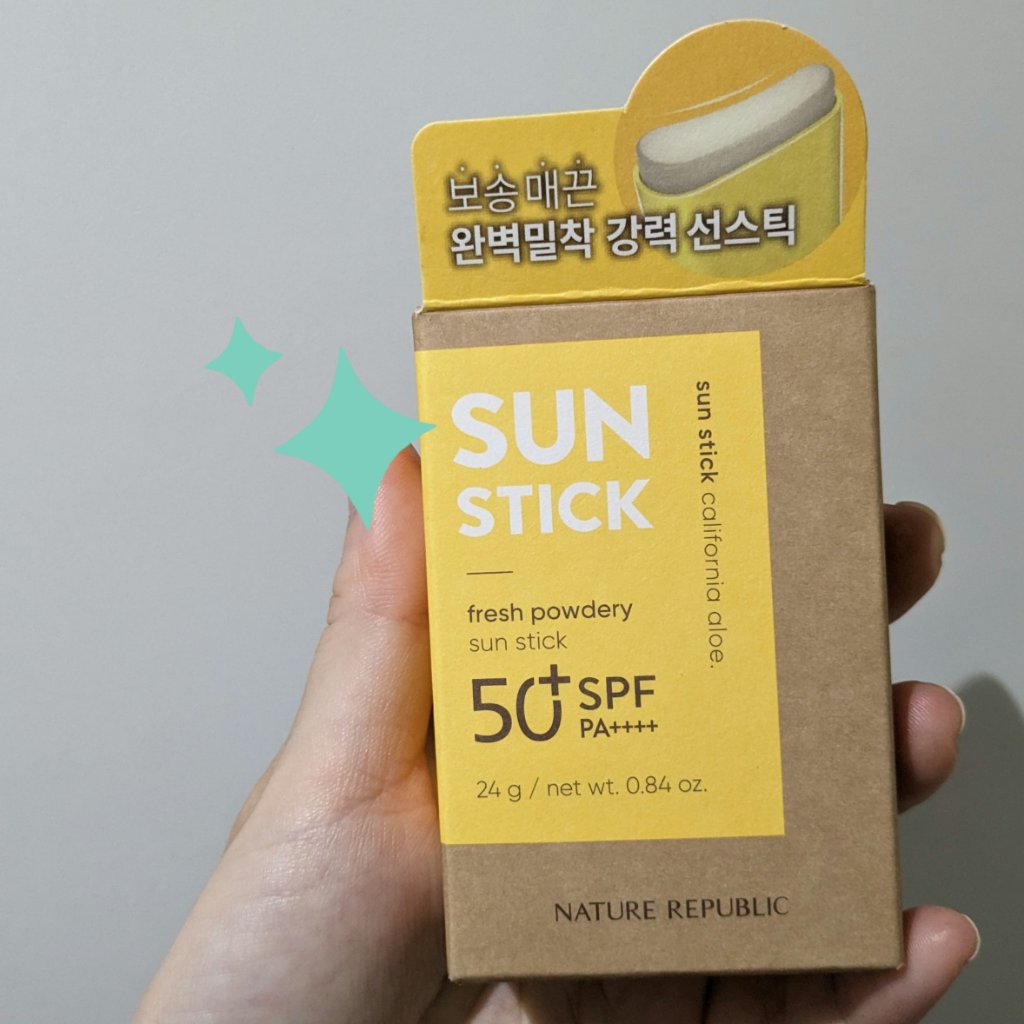 パウダリーUVアロエスティック/ネイチャーリパブリック/日焼け止めスティックを使ったクチコミ（3枚目）