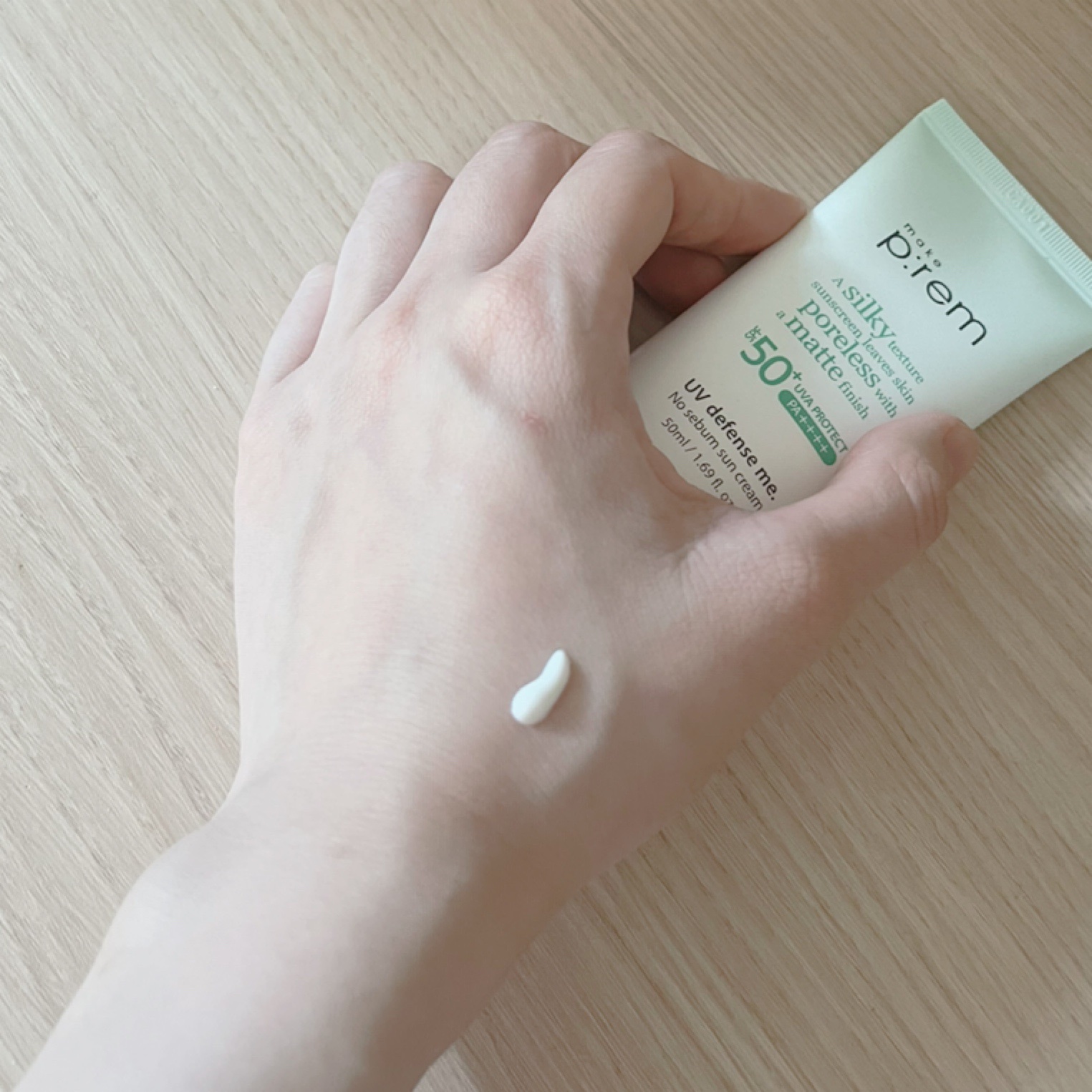 メイクプレム メイクキープサンクリーム/make prem/日焼け止めクリームを使ったクチコミ（2枚目）