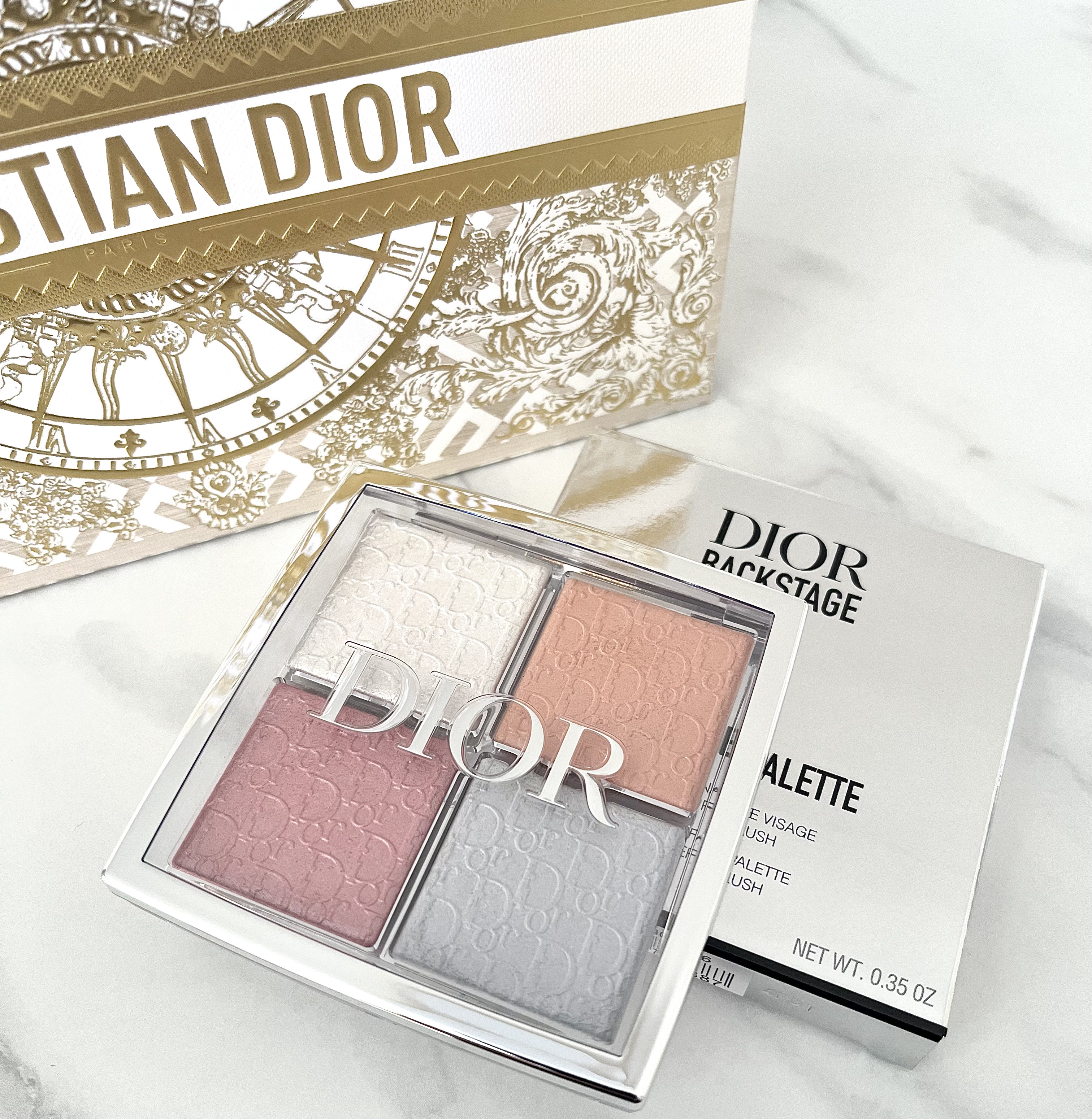 【旧】ディオール バックステージ フェイス グロウ パレット/Dior/ハイライトを使ったクチコミ（1枚目）