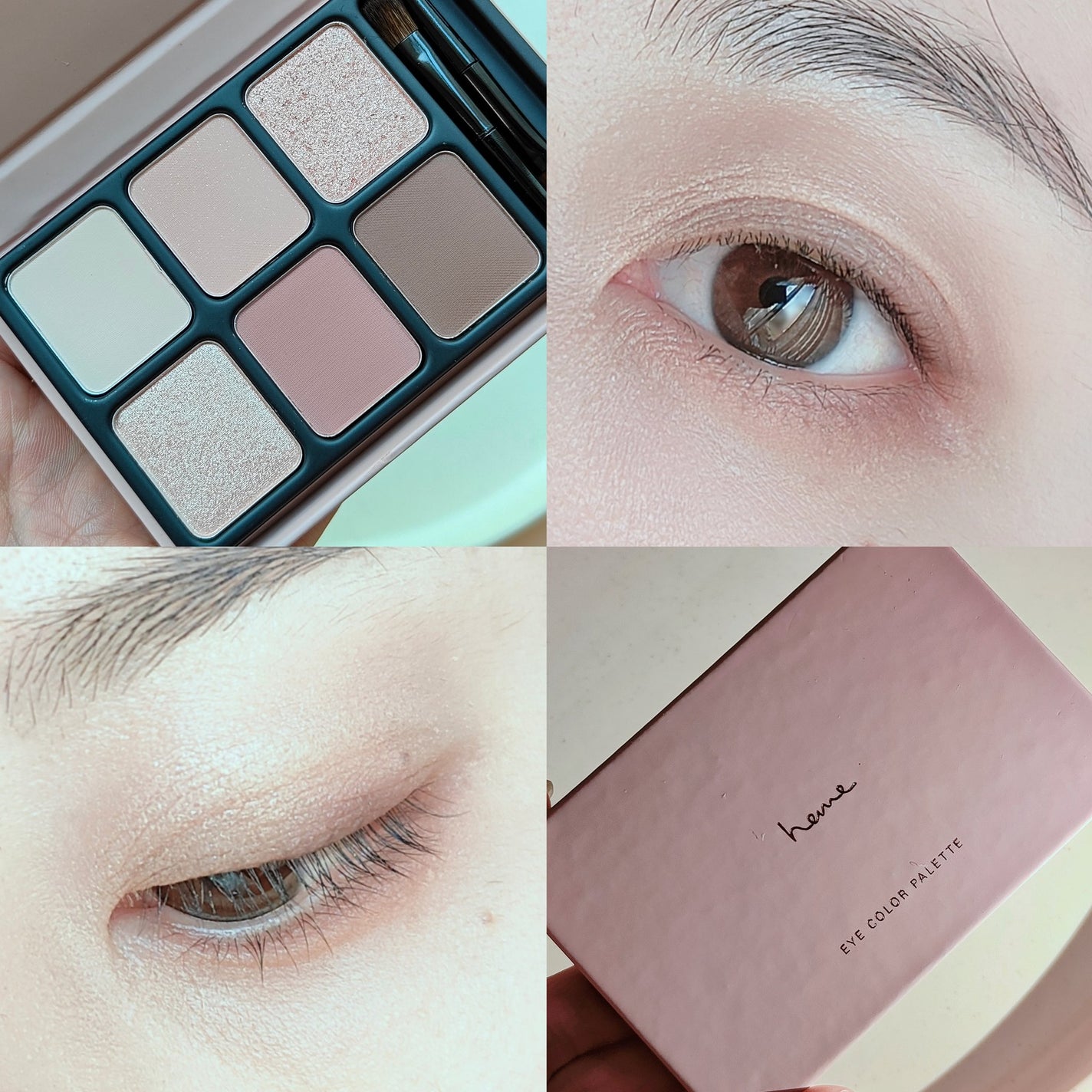 アイカラーパレット/heme/アイシャドウパレットを使ったクチコミ(3枚目)